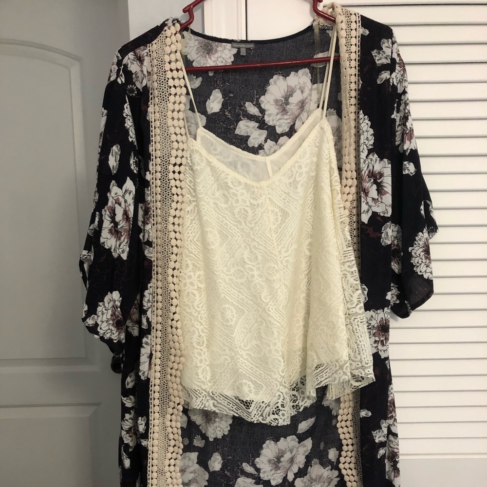 Crop top with cover